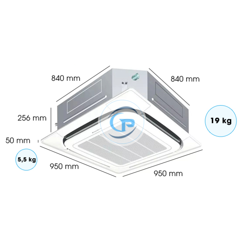 Máy lạnh âm trần Daikin FCFC50DVM/RZFC50DVM Inverter – 2.0hp