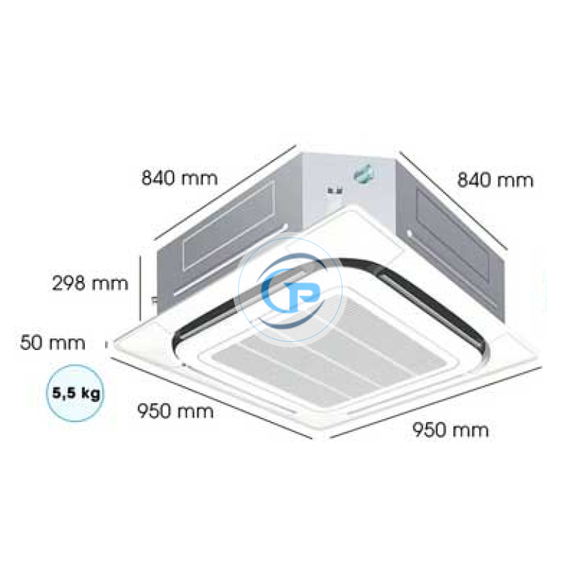 Máy lạnh âm trần Daikin FCFC60DVM/RZFC60DVM Inverter – 2.5hp