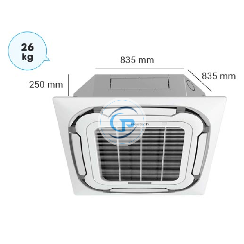 Máy lạnh âm trần Reetech RGT24/RC24-2.5hp
