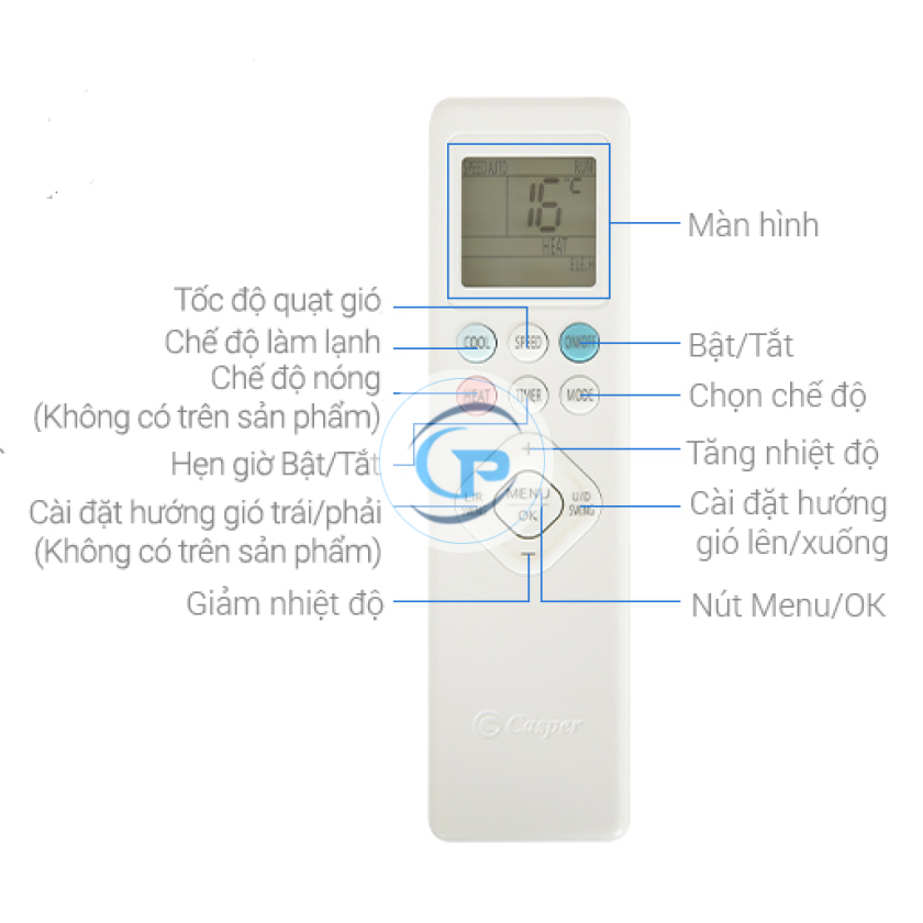 Máy lạnh Casper Inverter  GC-12IS35 1.5 HP