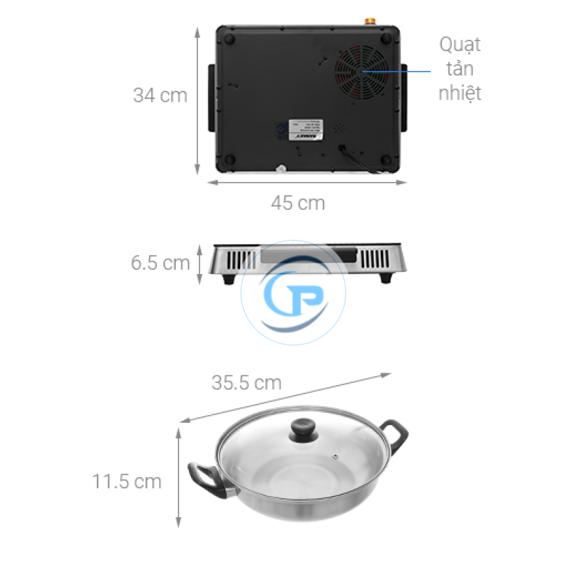 Bếp hồng ngoại Sanaky SNK 2525HGN