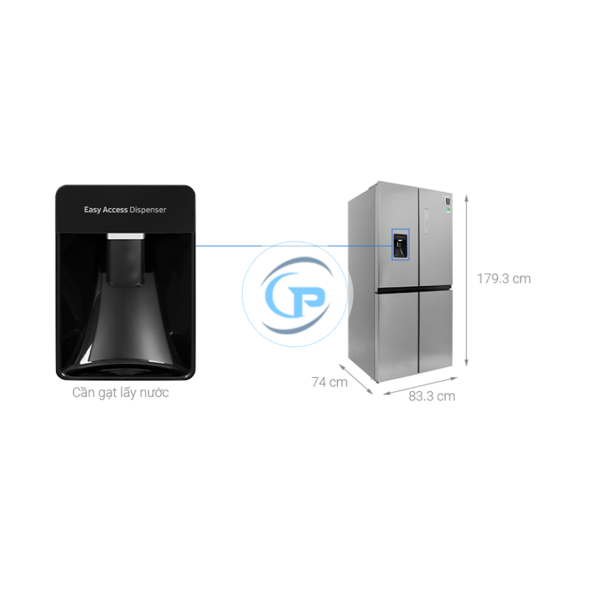 Tủ Lạnh Samsung Inverter Multi Door RF48A4010M9/SV 488 lít