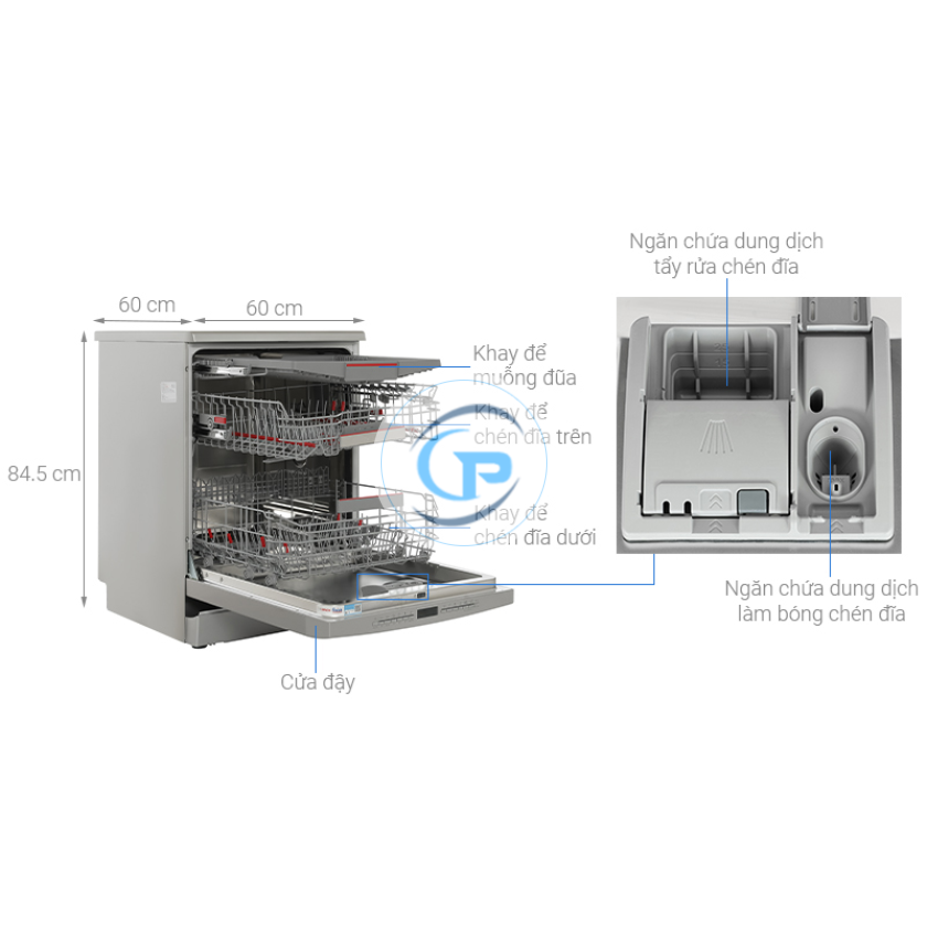 Máy rửa chén độc lập Bosch SMS6ECI11E