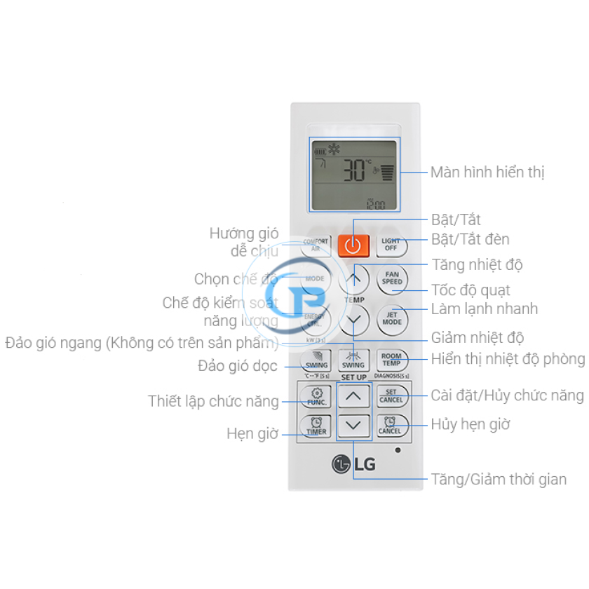 Máy lạnh treo tường LG Inverter  V24WIN1 - 2.5hp