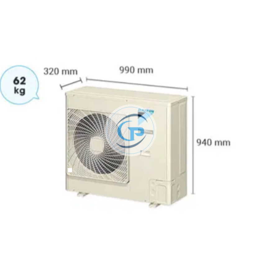 Máy lạnh âm trần Daikin 1 chiều Inverter FCF125CVM-3 pha 5.0 HP 