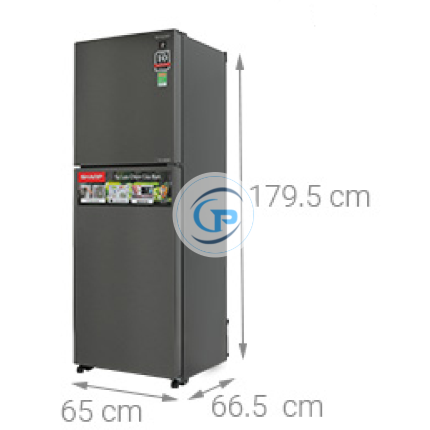 Tủ Lạnh Sharp Inverter 330 Lít SJ-XP352AE-DS