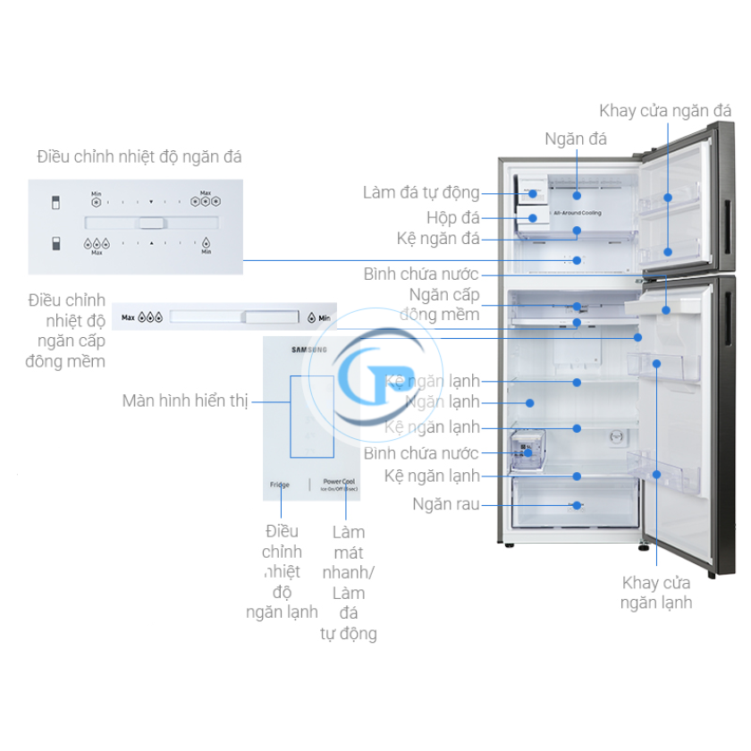 Tủ Lạnh Samsung Inverter 406 Lít RT42CG6584B1SV