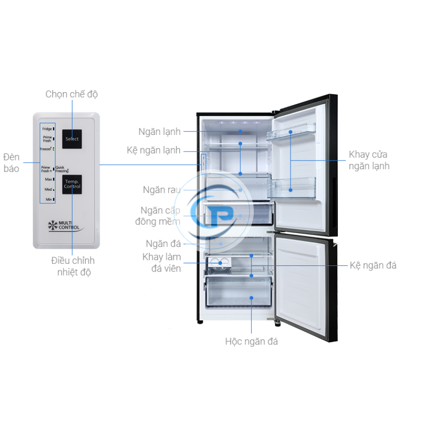 Tủ Lạnh Panasonic Inverter NR-BV281BGMV 255 lít 