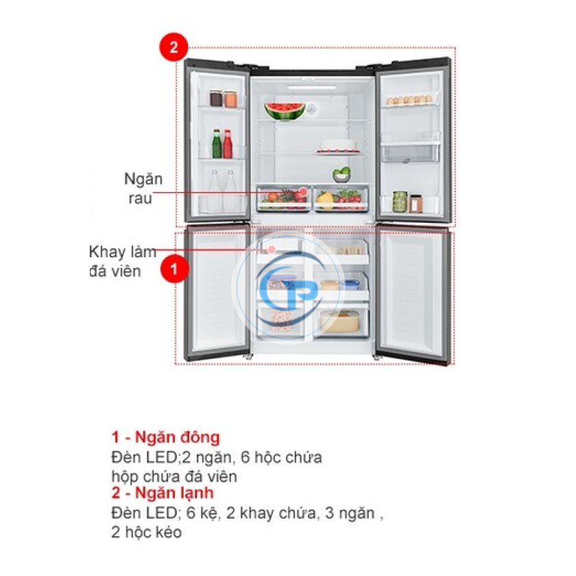Tủ Lạnh Electrolux Inverter  492 lít EQE4960A-B