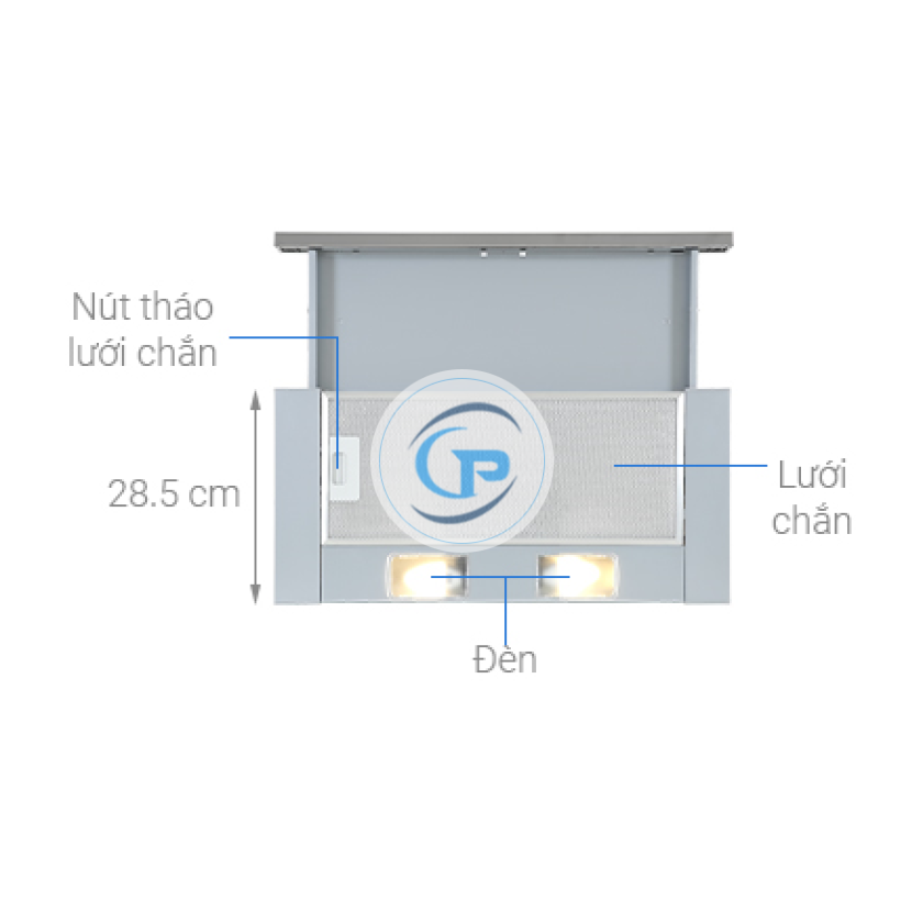 Máy hút mùi âm tủ Electrolux LFP216S