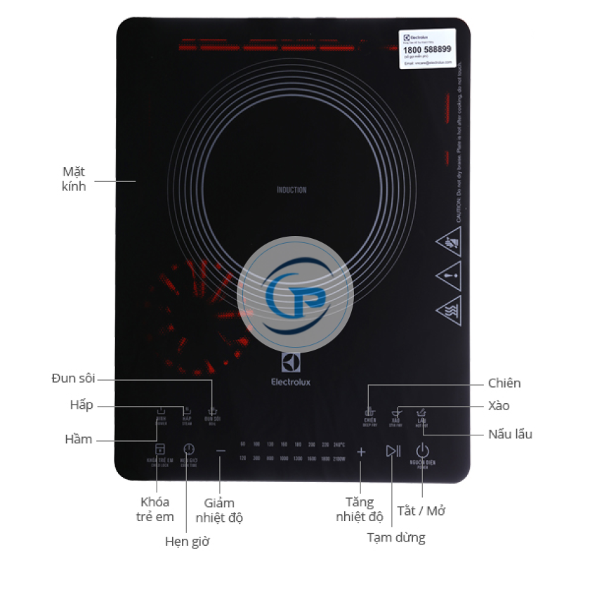 Bếp từ Electrolux ETD42SKR