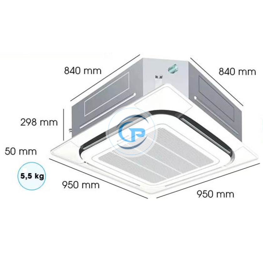 Máy lạnh âm trần Daikin Inverter FCFC100DVM 4.0hp-1 pha 