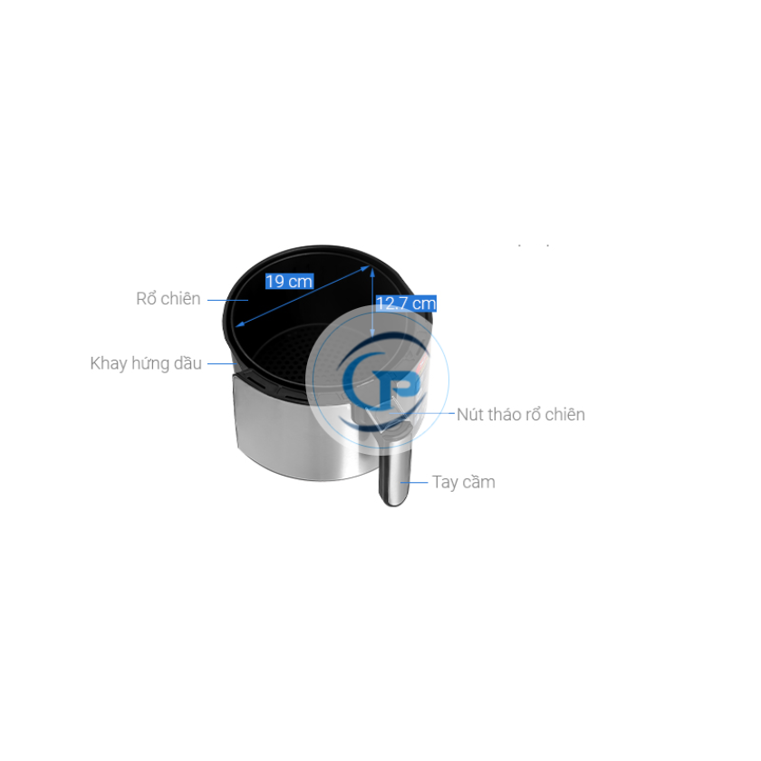 Nồi chiên không dầu Sharp KF-AF42MV-ST 4.2 lít