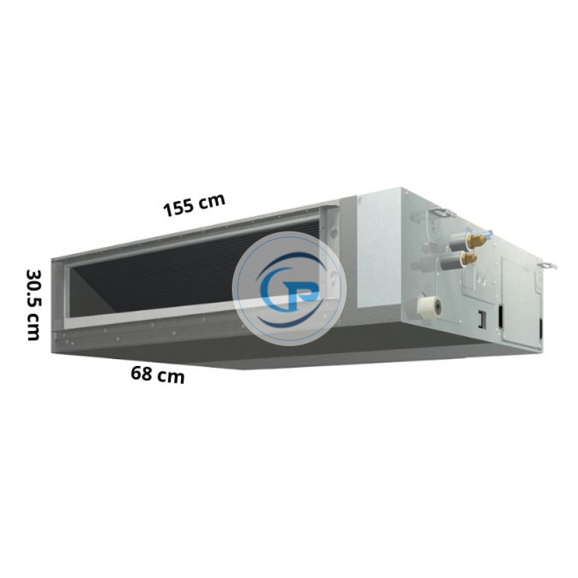 Máy lạnh nối ống gió Daikin áp suất tĩnh trung bình 3 Pha FDMNQ36MV1/RNQ36MY1 4.0hp (điều khiển không dây)