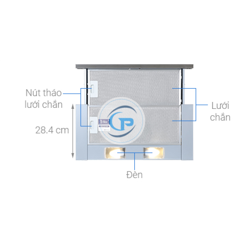 Máy hút mùi âm tủ Electrolux LFP316S