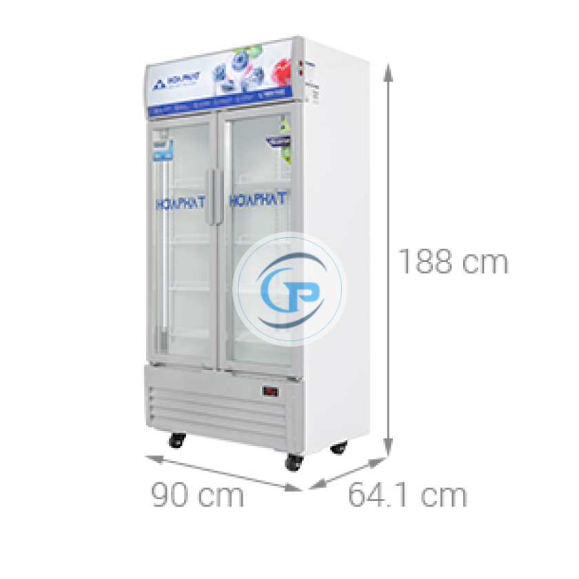 Tủ mát Hòa Phát Inverter 526 lít HSR D8526