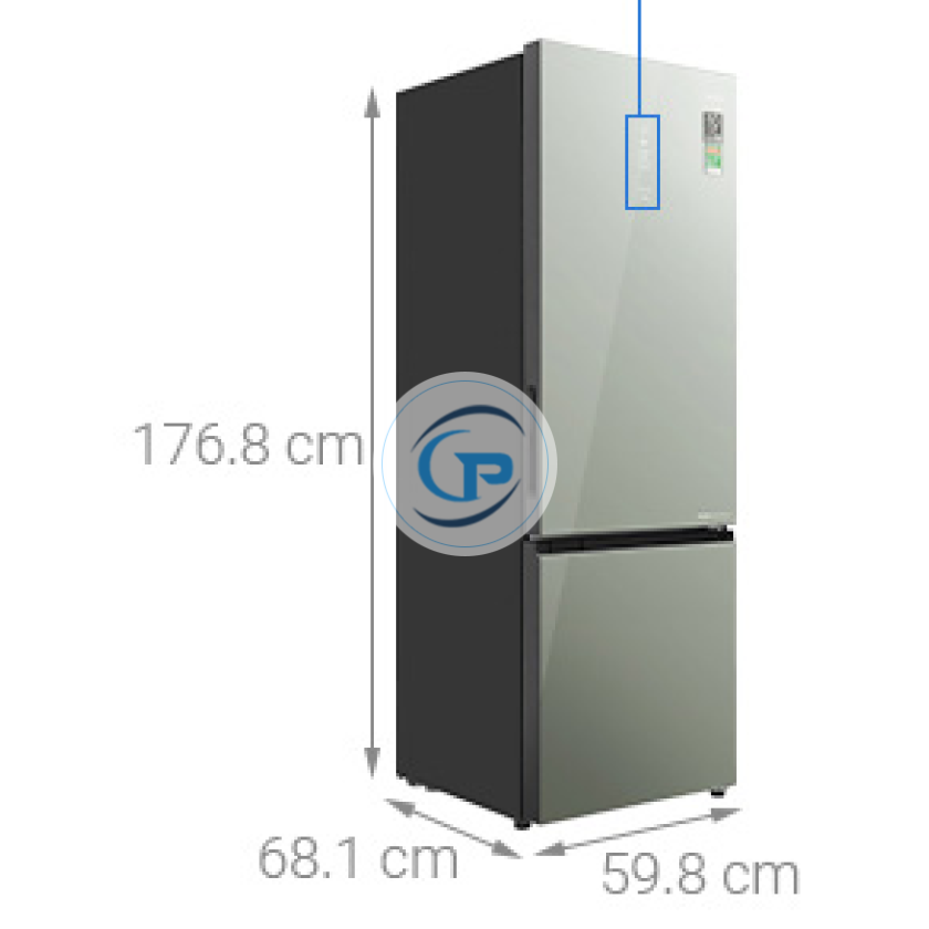Tủ Lạnh Aqua Inverter  AQR-B380MA(GM) 324 lít