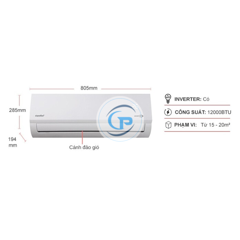 Máy Lạnh Comfee Inverter CFS-13VAFF-V 1.5Hp 