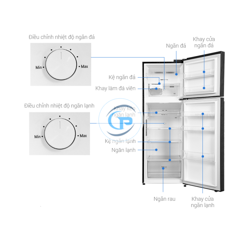 Tủ Lạnh LG Inverter GN-M332BL 335 lít