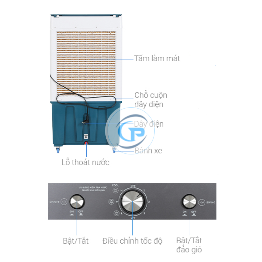 Quạt điều hoà Daikiosan DM103 175W