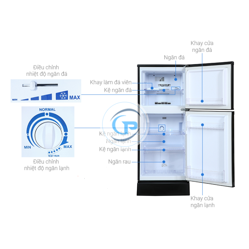 Tủ Lạnh Funiki HR T6120TDG  120 lít 