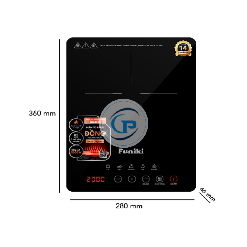 Bếp điện từ đơn Funiki HSD8255