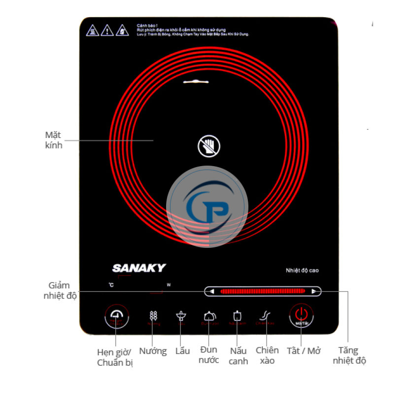 Bếp hồng ngoại Sanaky SNK2102HG