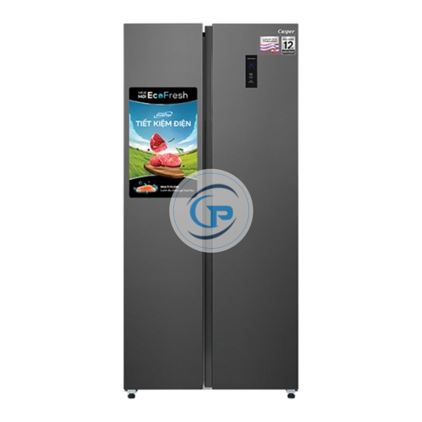 Tủ Lạnh Casper Inverter Side By Side RS-460PG 458 lít