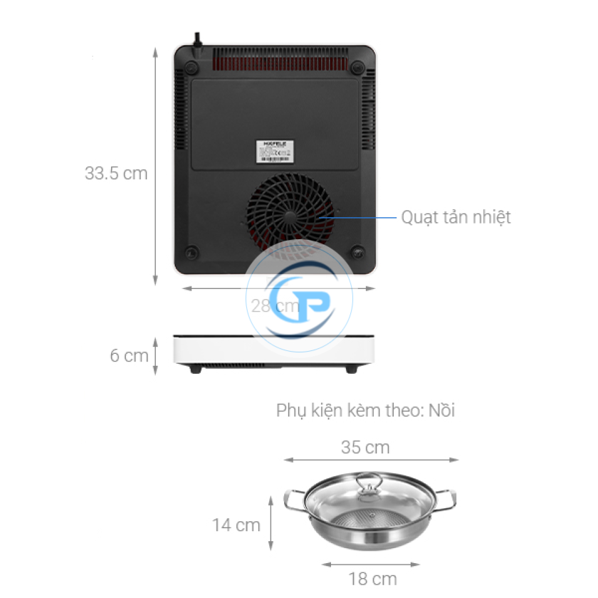 Bếp từ Hafele HSI-21FW (536.61.990)