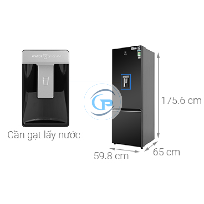 Tủ Lạnh Electrolux Inverter 335 Lít EBB3742K-A 