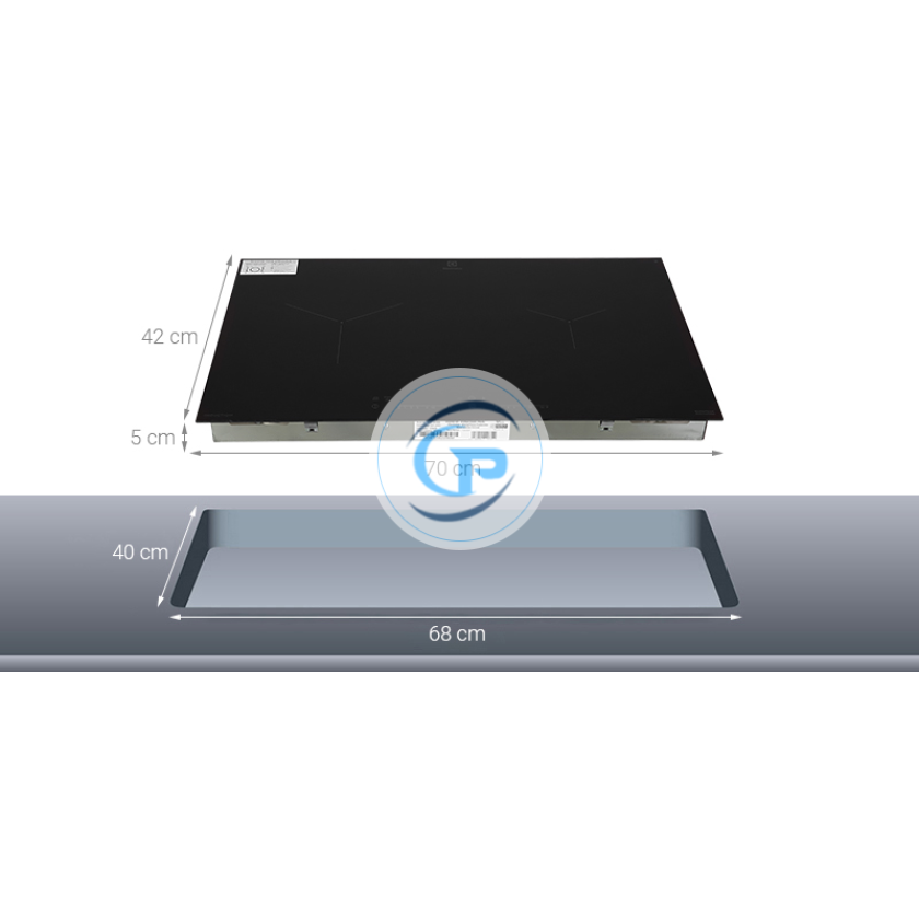 Bếp từ đôi lắp âm Electrolux EHI7260BB
