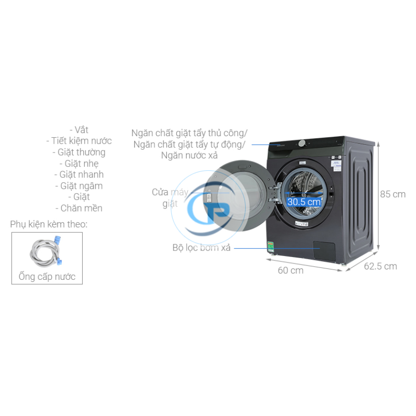 Máy Giặt Samsung Inverter  WW10TP44DSB/SV 10 kg