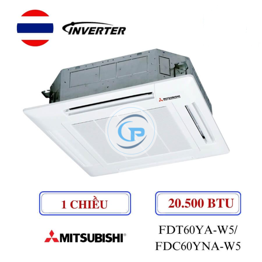 Máy lạnh âm trần Mitsubishi Heavy FDT60YA-W5/FDC60YNA-W5 Inverter-2.5hp