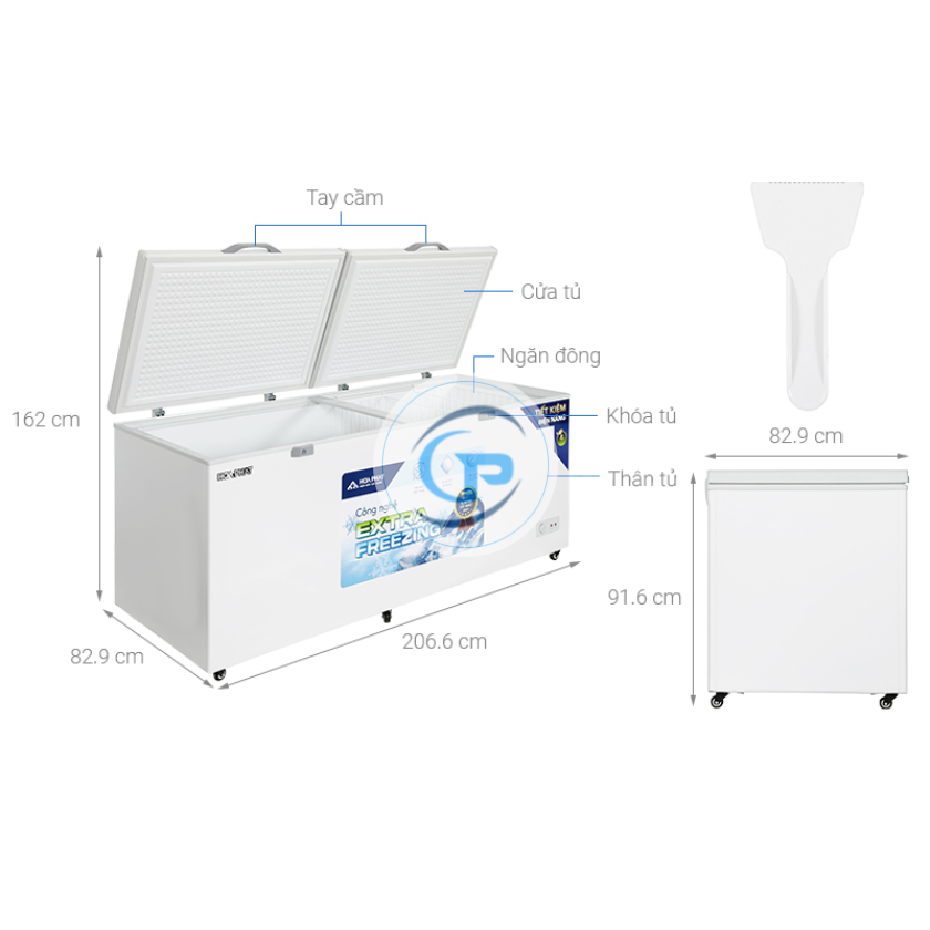 Tủ đông Hòa Phát 783 lít HPF AD6783