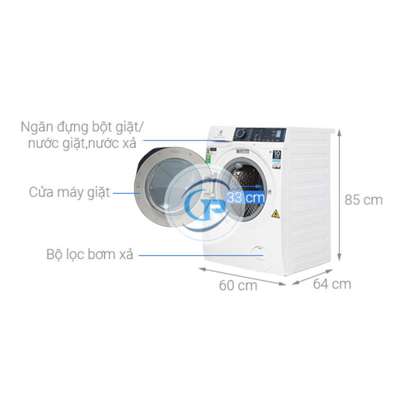 Máy Giặt Sấy Electrolux Inverter EWW9024P5WB 9/6 Kg 