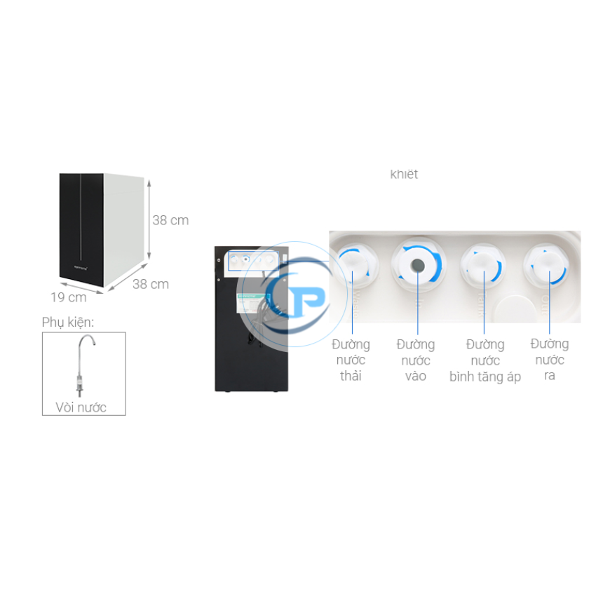 Máy lọc nước RO Korihome WPK-K91 9 lõi