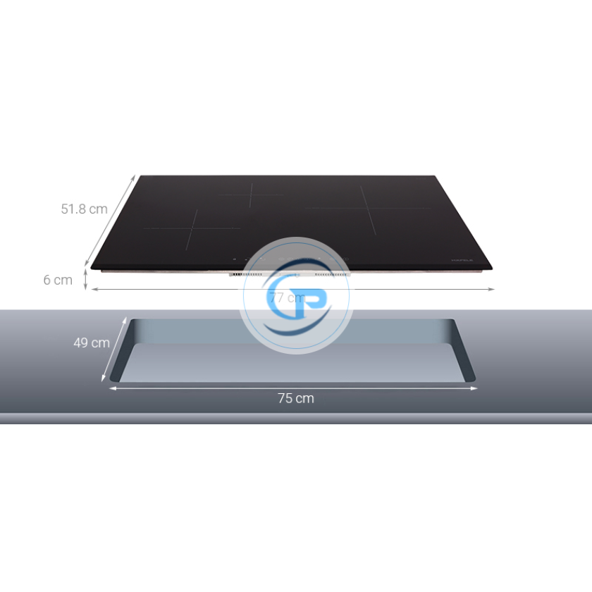 Bếp từ 3 vùng nấu lắp âm Hafele HC-IS773EA (535.02.242)