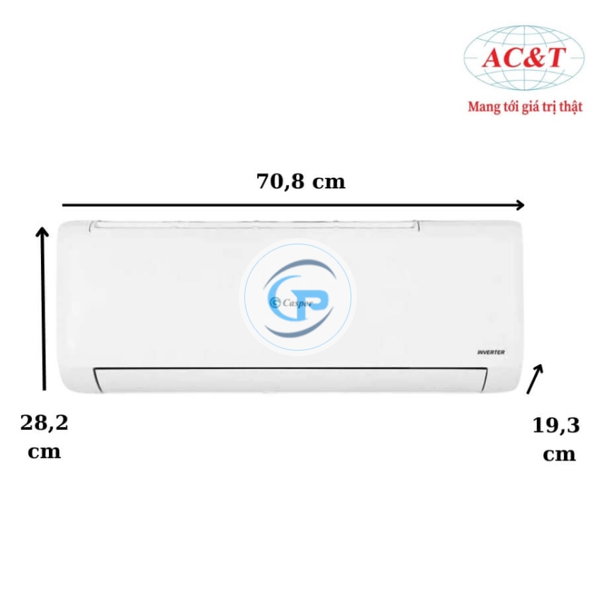 Máy lạnh treo tường Casper  Inverter TC-09IS36 -1.0hp