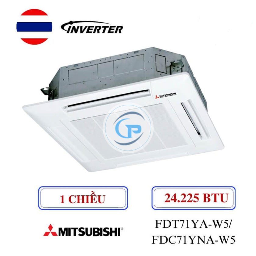 Máy lạnh âm trần Mitsubishi Heavy FDT71YA-W5/FDC71YNA-W5 Inverter-3.0hp