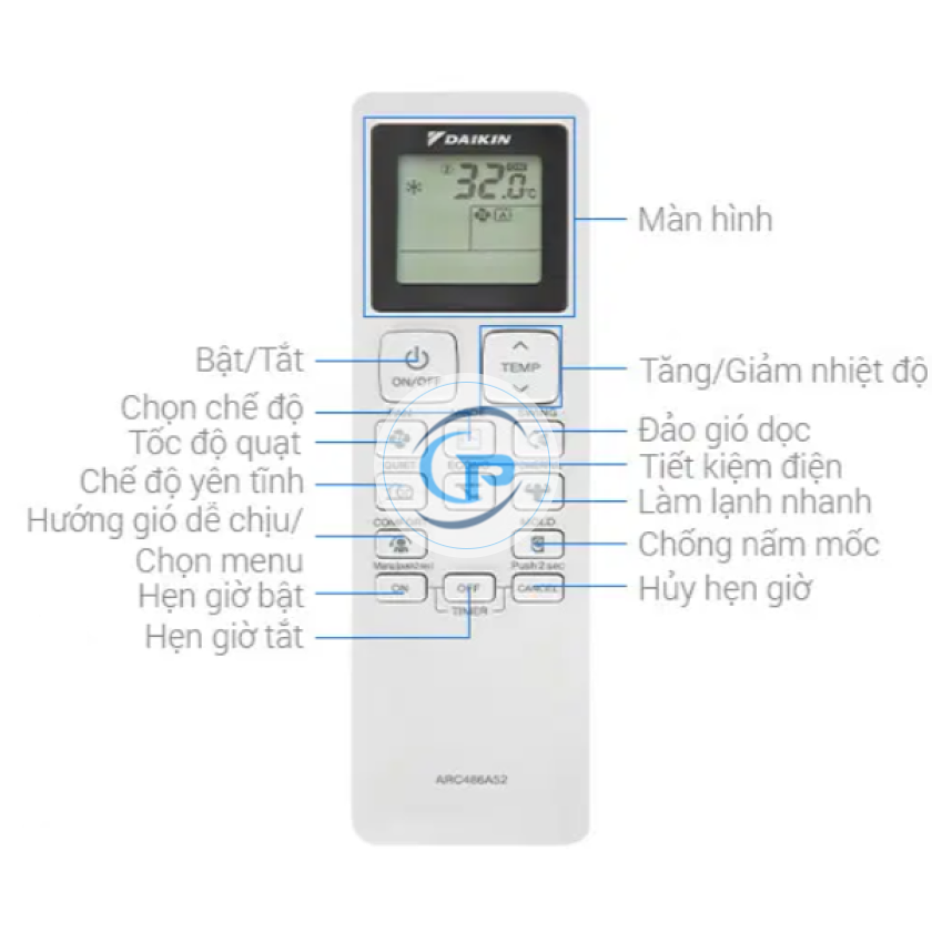 Máy lạnh treo tường Daikin FTKB25YVMV Inverter - 1.0hp