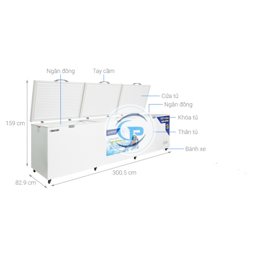 Tủ đông Hòa Phát 1190 lít HPF AD61190