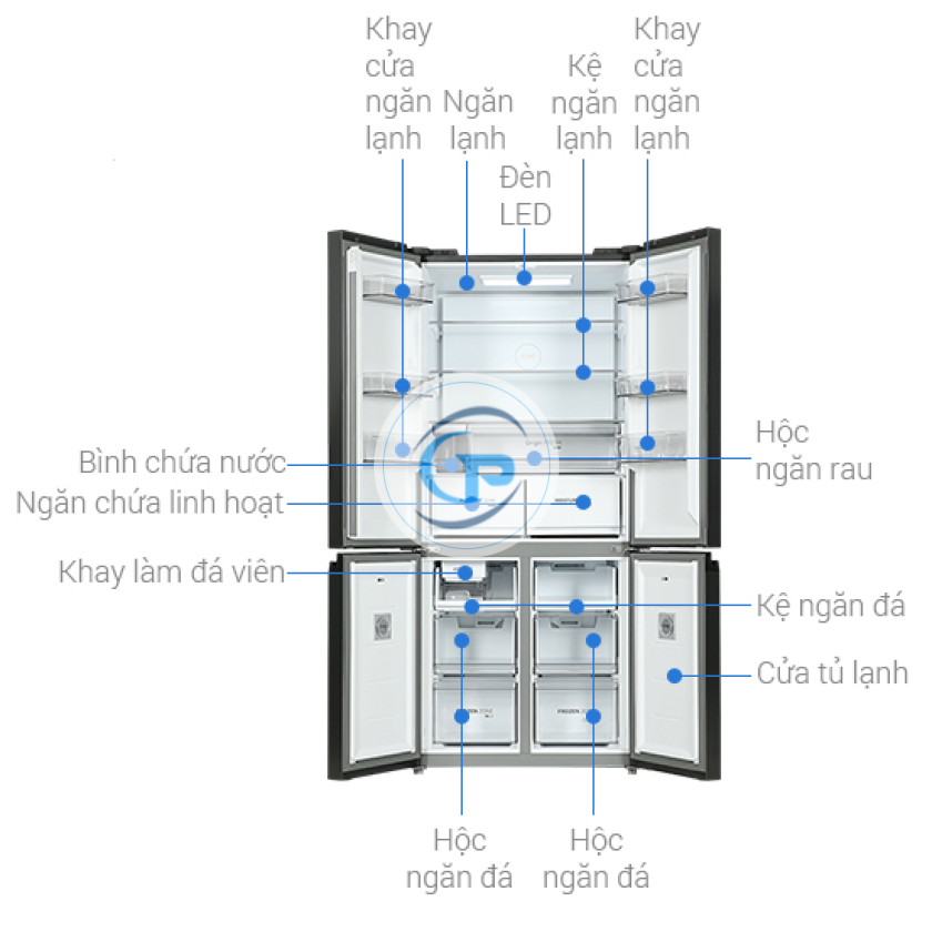 Tủ Lạnh Toshiba Inverter 233 Lít GR-RT303WE-PMV(52)