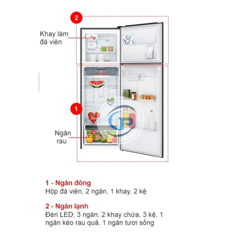 Tủ Lạnh Electrolux Inverter ETB3760M-H