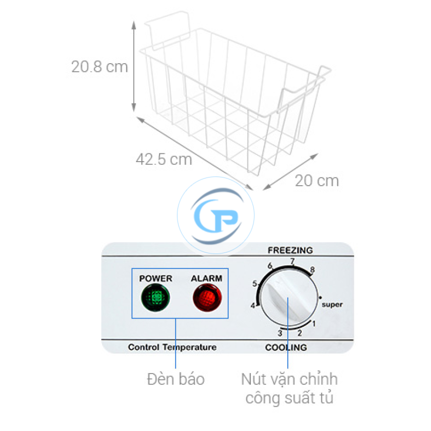 Tủ Đông AQUA 203 Lít AQF-C3001S