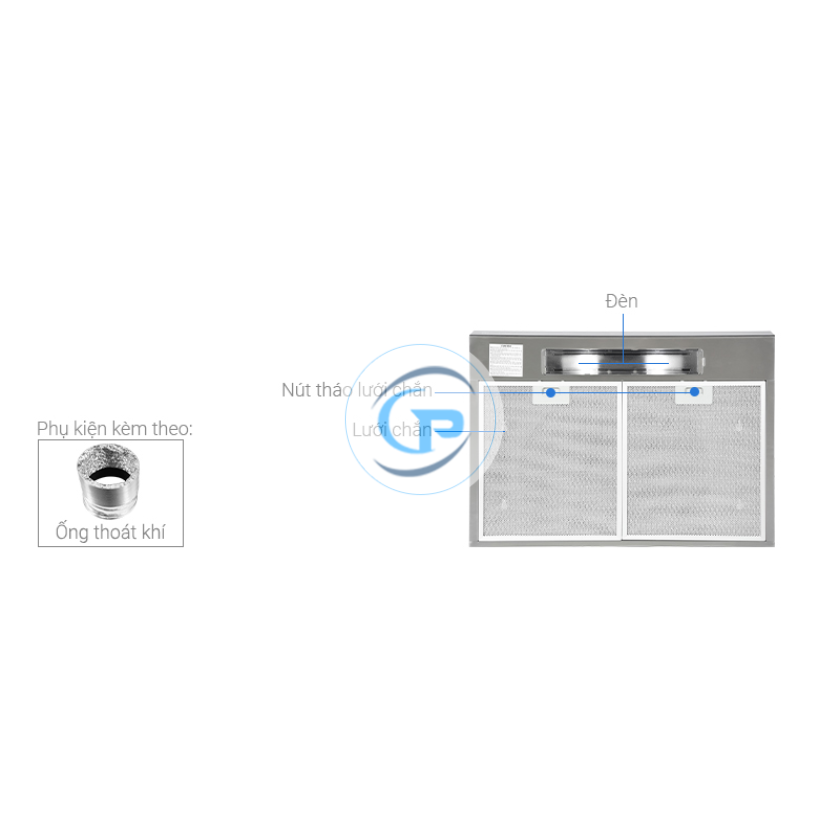 Máy hút mùi âm tủ Electrolux ERF726SBA