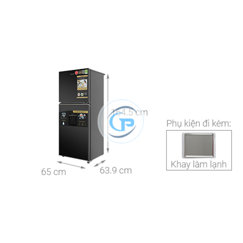 Tủ lạnh Panasonic Inverter 326 lít NR-TL351GVKV
