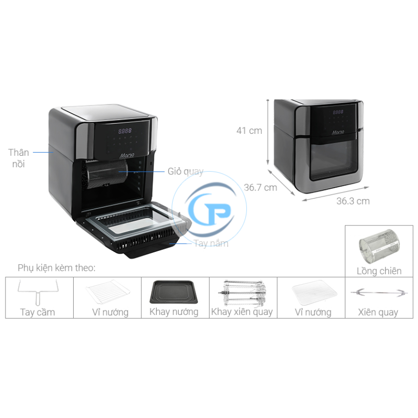 Nồi chiên không dầu Kangaroo KG55AF1A 5.2 lít