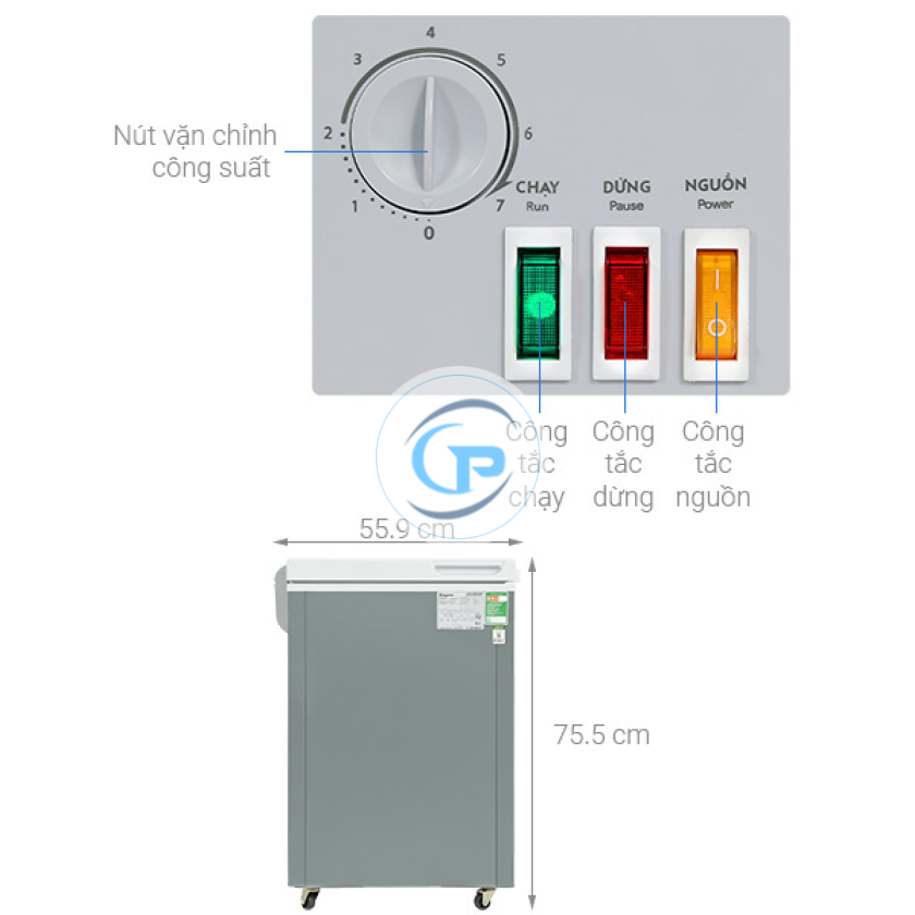  Tủ đông Kangaroo 90 lít KGFZ150NG1