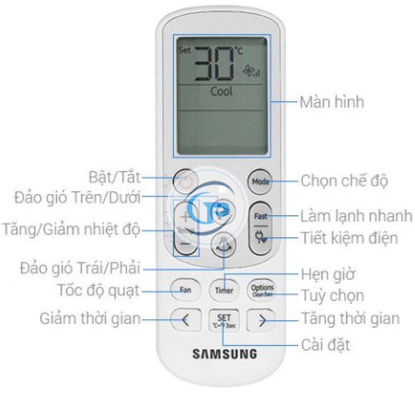 Máy lạnh Samsung Inverter  AR13DYHZAWKN/SV 1.5 HP 