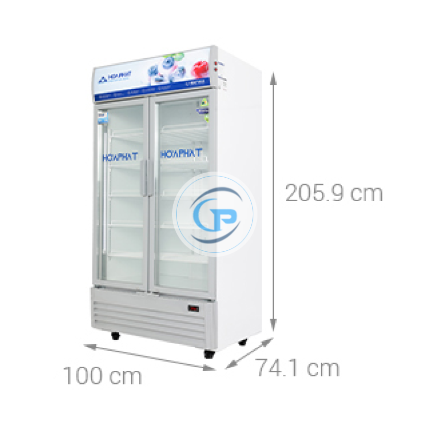Tủ mát Hòa Phát Inverter 812 lít HSR D8812